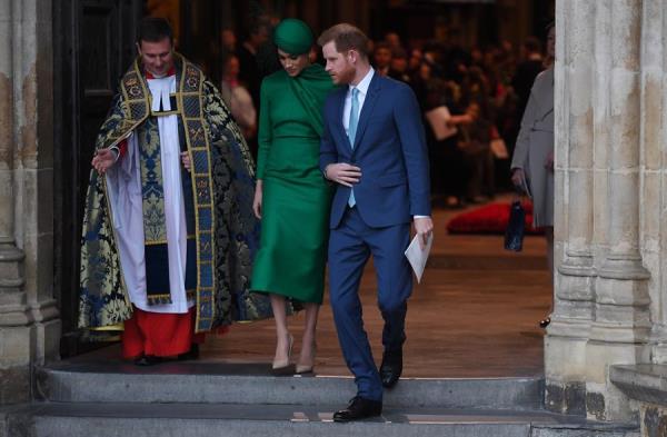 Los duques de Sussex, Enrique y Meghan. 