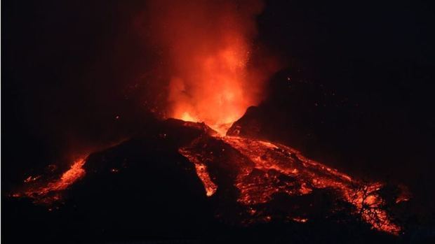 Volcán de La Palma.