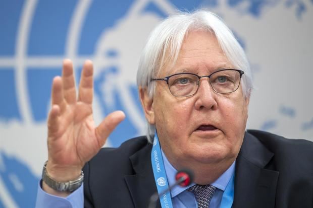 El jefe humanitario de Naciones Unidas, Martin Griffiths en una fotografía de archivo.