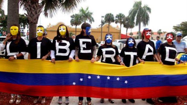 Protestas en Venezuela.