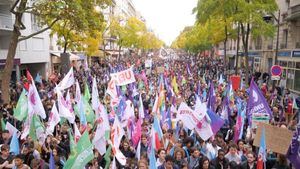 Protestas en París por el "alto coste de la vida" y la subida de los carburantes