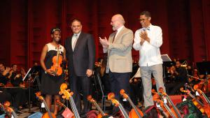 Orquesta Sinfónica Infantil de Santiago realiza su primera presentación