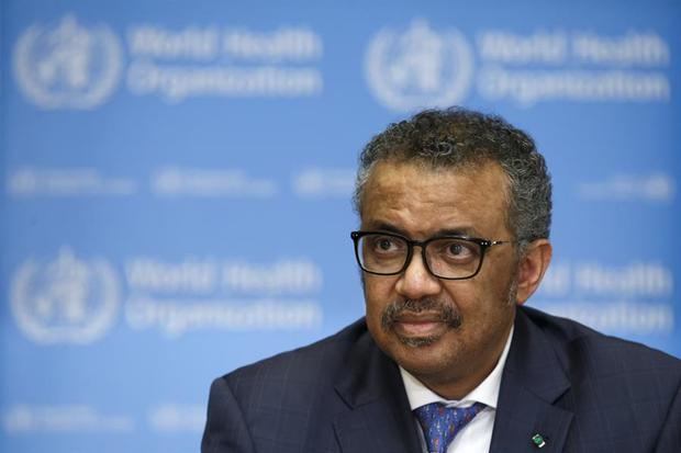 director general de la OMS, Tedros Adhanom Ghebreyesus.