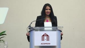 Presidenta de ACOPROVI destaca que sector construcción experimenta recuperación