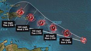 Onamet emite alerta meteorológica temprana por huracán María, habrá aguaceros en el interior del país