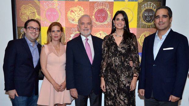 Carlos Hazoury, María Laura Hazoury de Mayol, George Manuel Hazoury Peña, Judith Cury y Juan Mayol. 