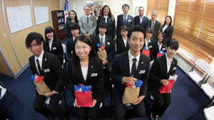 Gobierno recibe estudiantes japoneses para participar en intercambio cultural 