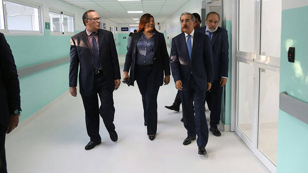 Recorrido del presidente Danilo Medina por las nuevas instalaciones de Hospital Dra. Evangelina Rodríguez Perozo, ubicado en el municipio de San Rafael del Yuma, en la provincia La Altagracia.