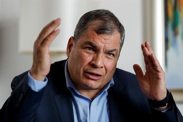 El expresidente de Ecuador Rafael Correa.