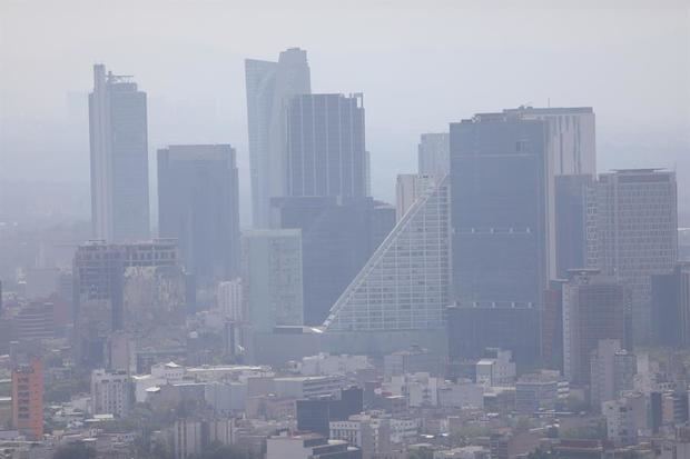 Vista general del 18 de mayo de 2019, de la contaminación en Ciudad de México. 