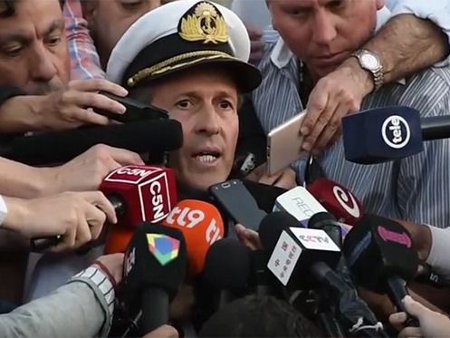  Armada Argentina da declaraciones.