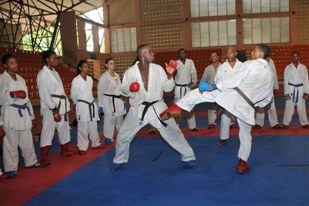 Karate dominicanos. 