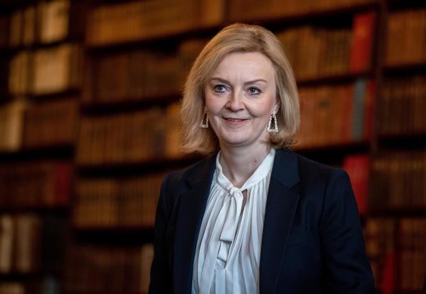 Imagen de la ministra británica de Exteriores, Liz Truss.