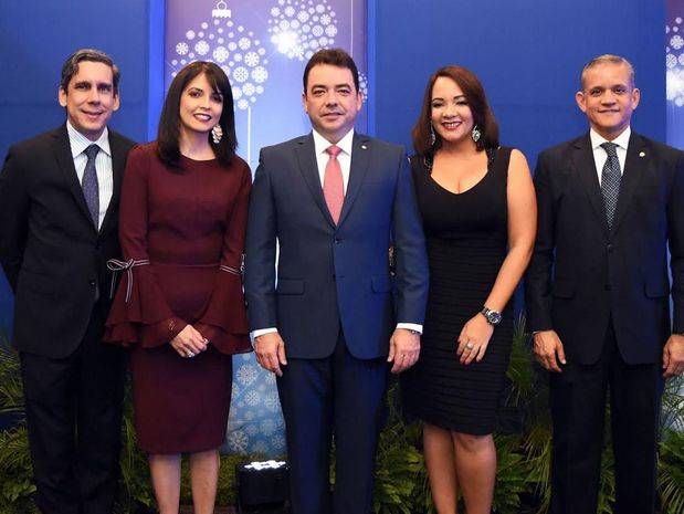 Alejandro Flavia, Mirla Estévez, Andrés Mejía, Mónica Rojas, Christian Wazar.