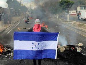Seguidores de Nasralla protestan en Honduras contra triunfo de Hernández