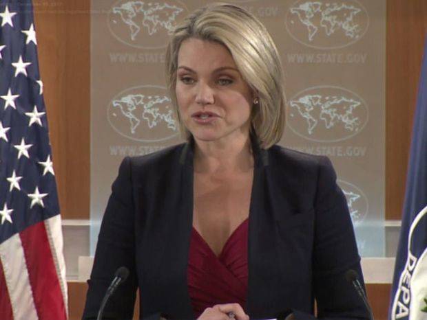 La portavoz del Departamento de Estado, Heather Nauert.