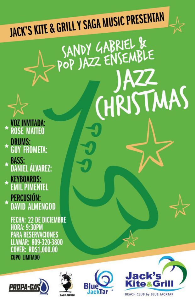Sandy Gabriel presentará concierto Jazz Christmas