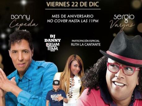 Bonny Cepeda, Sergio Vargas, Ruth la Cantante y DJ Danny en el Aniversario Platinum RD.