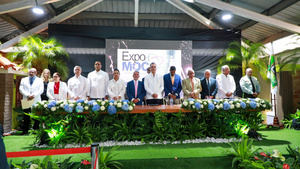 Presidente Abinader encabeza apertura de la Feria Expo Moca 2022