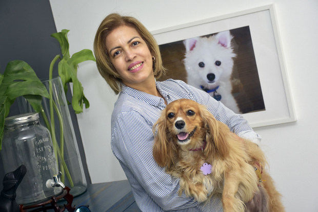 Raquel Almonte y Nala.