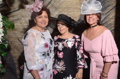 Gloria Castillo, Joanne Taveras y Glenys Valenzuela.