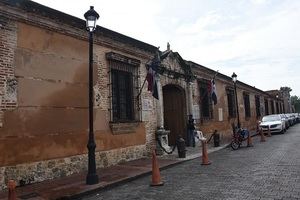 Una vista general del Museo Trampolín, ubicado en el edificio colonial Casa Rodrigo de Bastidas.