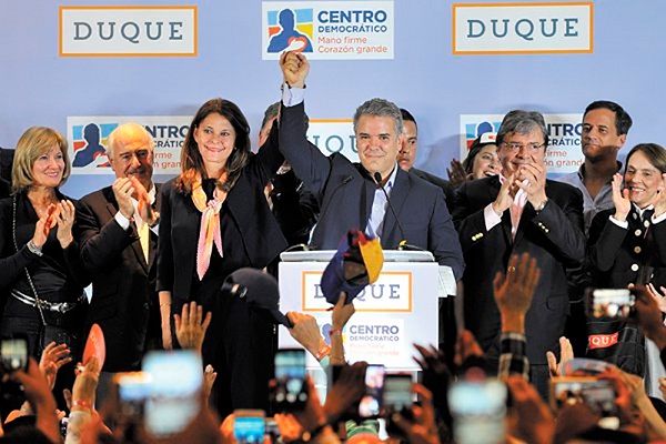 Iván Duque será el nuevo presidente de Colombia