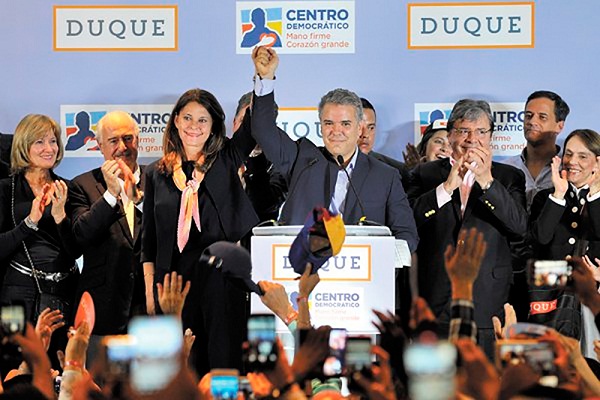 El uribista Iván Duque gana la Presidencia de Colombia con desafíos en la  paz | DiarioHispaniola l Un digital a tu alcance