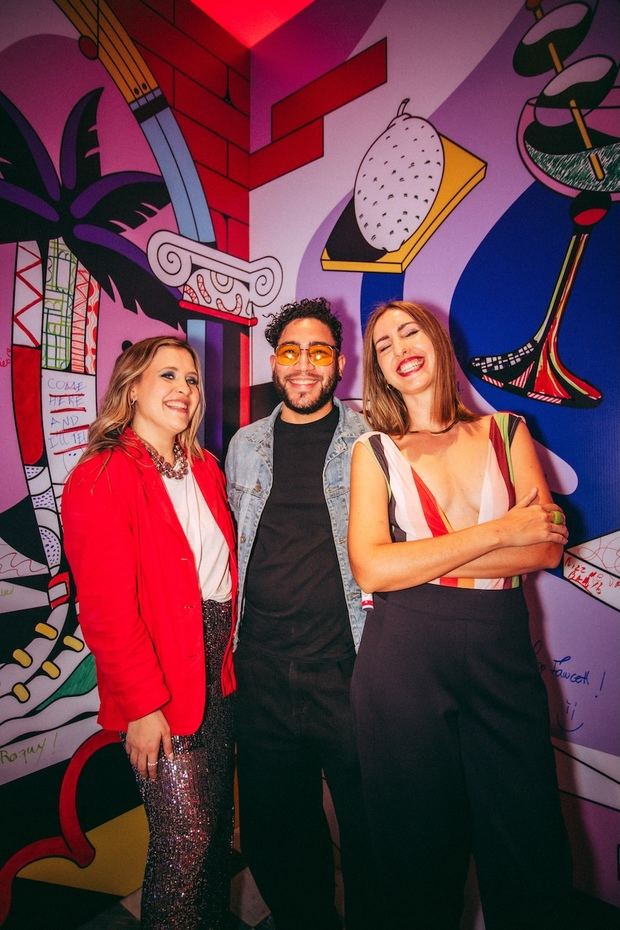 The Paint & Sound, Irma García Moore, Joma Peralta y Lena Tokens.