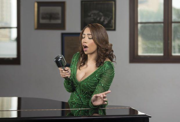 Cantante Sabrina Estepan. 