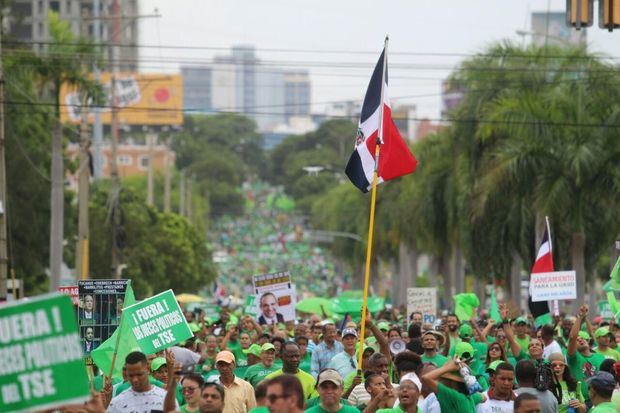 La primera convocatoria de la Marcha Verde se hizo el 22 de enero de 2017 