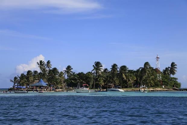 La isla de San Andrés, Colombia.