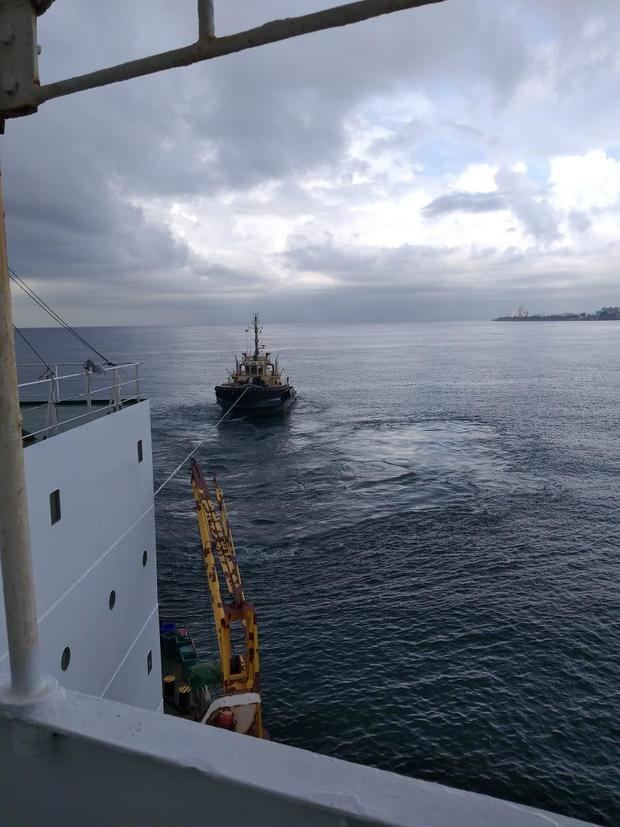 Autoridad Portuaria Dominicana informó que durante la mañana de hoy sábado concluyó la maniobra de salvamento del buque Alliance