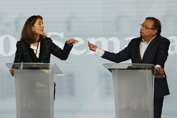 Los presidenciables de Colombia viven un primer acalorado debate, tras las consultas
