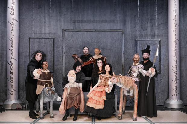 Fotografía cedida por el Teatro de la Sociedad Educativa de las Artes (Teatro SEA) donde se aprecia una escena de la obra teatral 'Las Locaventuras de Don Quijote' que se presentará en este recinto, el único teatro especializado en público infantil en Nueva York, EE.UU.