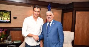 Sánchez se reúne con canciller Miguel Vargas en escala técnica en Santo Domingo