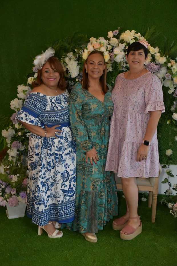 Tamayra Cumba, Belkys Fernández y Mayra Pimentel.