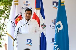 El ministro de Deportes, Kelvin Cruz.