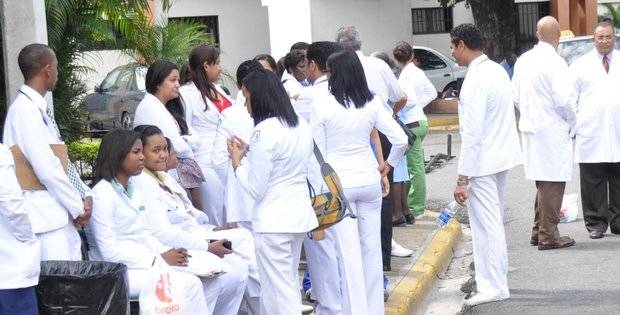 Médicos en huelga. 