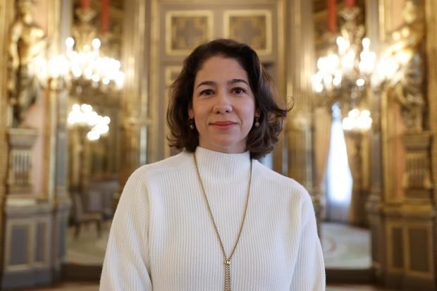 Victoria Cárdenas, esposa del exaspirante a candidato presidencial de la oposición Juan Sebastián Chamorro, en una fotografía de archivo.