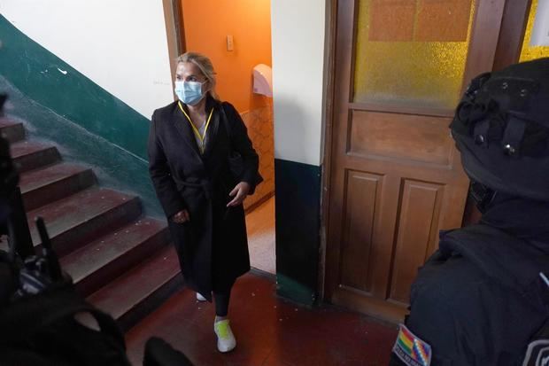 En la imagen, la expresidenta interina de Bolivia Jeanine Áñez.