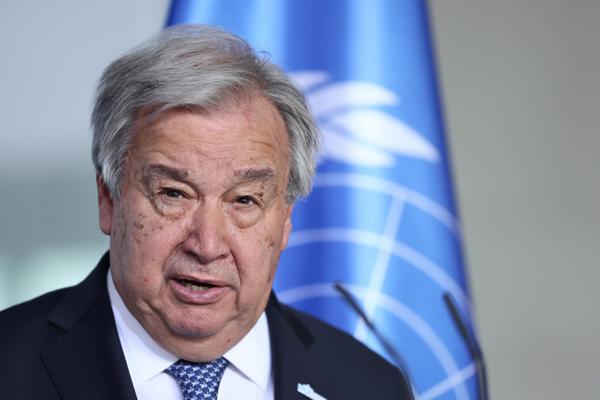 Fotografía de archivo del secretario general de la ONU, António Guterres. 