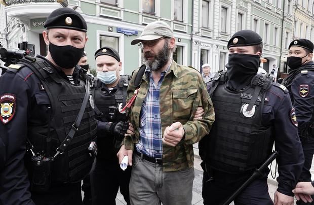Un total de 26 personas fueron detenidas hoy en Moscú durante un acto del opositor Frente de Izquierdas.