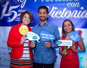 Yaniré Placencia, Rodolfo Ventura y Nelfa Guzmán