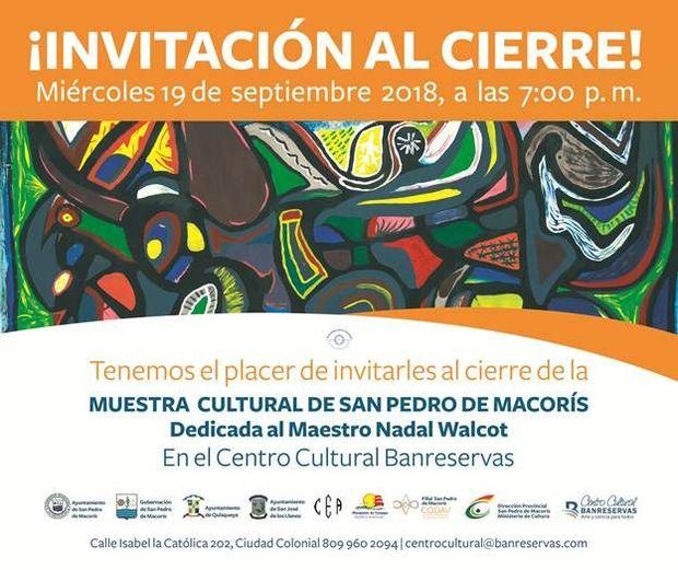 Cierre de la Muestra Cultural de San Pedro de Macorís.