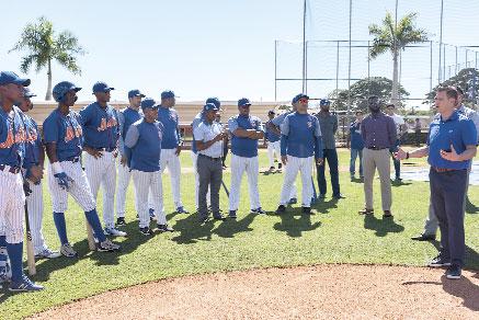 Ejecutivos de los Mets. 