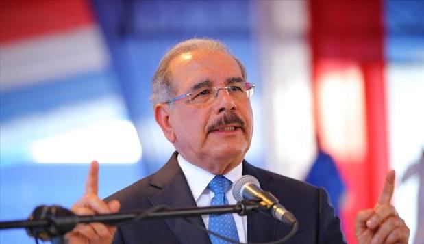 El presidente Danilo Medina. 