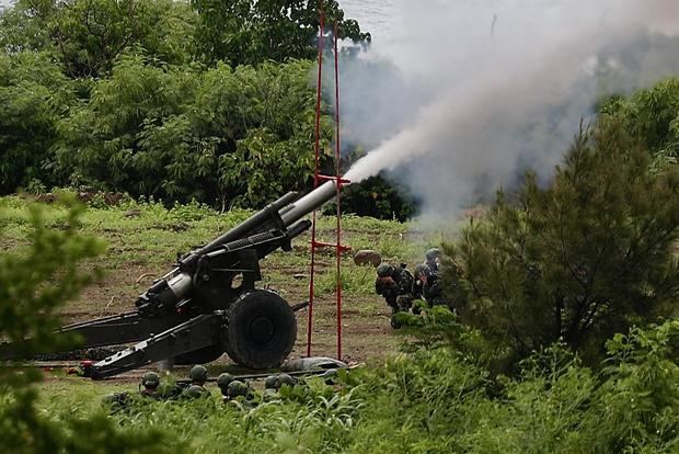Taiwan retoma las maniobras militares, Incendio.