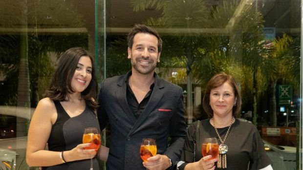 María Hernández, Roque del Rio y Lucy Nuñez.