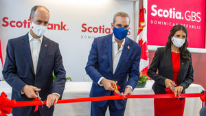 Presidente Abinader encabeza inauguración del Campus de Servicios Globales del Scotiabank